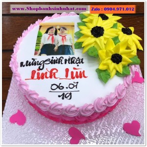 Bánh Sinh Nhật In Hình Ảnh - H303